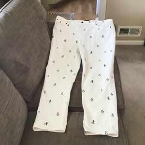 Talbots Coduroy size 14 Slim Ankle